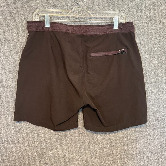 Vuori Shorts Men 32 Black Swim Trunks Drawstring Pockets Stretch Board Shorts - Picture 2 of 10